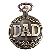 Heren Zakhorloge Met DAD Opschrift (Brons)