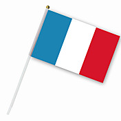 Nylon Frankreich Flagge (30 x 14 cm)