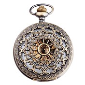 witte legering van vrouwen mechanische analoge zakhorloge (brons)