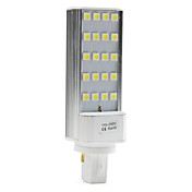 G24 3W 20x5050 SMD 200-250LM 5500-6500K Natural White Light LED Bulb (110-240V)