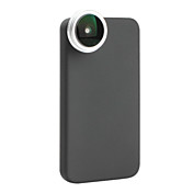 0.24x 190 grados súper lente de ojo de pez hilo con el caso para el iPhone 4 y 4S