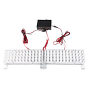48 LED Flash Strobe Warning Lights (Red, Blue)
