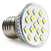 e27 5050 SMD 15-lâmpada LED branco quente 150-200lm luz (230v, 2-2.5W)
