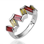 Gorgeous Crystal 18K Gold Plate Twists And Turns Fashion Ring