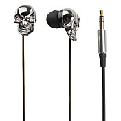 Auriculares de diamantes de estilo cráneo