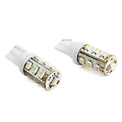 T10 13-LED 1206 SMD White LED Light Car Lamp (2-Pack, DC 12V)