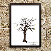 pintura huella personalizada - árbol (incluye 6 colores de tinta, marco no incluido)