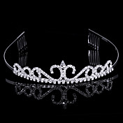 Gorgeous Cubic Zirconia In Alloy Tiara