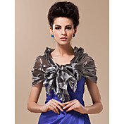 Rayon With Flowers and Pearls Special Occasion / Wedding Shawl (More Colors Available)