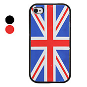 UK Flag Muster Stil Silikonhülle für das iPhone 4 und 4S (farbig sortiert)