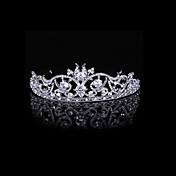 luksuriøse cubic zirconia og rhinestone domstol brude tiara