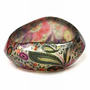 Ladies' Resin Round Bangles Classic Irregular Bracelet In Gypsy Style
