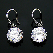 mote cubic zirkonia i legering øredobber