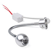 1W 90LM 6500K White LED Flexible Neck Mirror Light Bulb with LED Driver (85~265V)