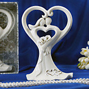 Bindung im Herzen Keramik-Hochzeitstorte-Deckel
