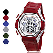 Men's Chronograph And Water Resistant PU Digital Automatic Fashionable Watches (Assorted Color)