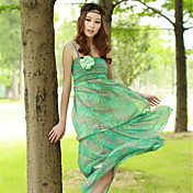 Lady Elegant Holiday Long Beach Dress
