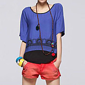 elegante dame vleermuis mouw t-shirt