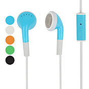 casque stéréo avec microphone pour iphone et autre mobile (couleurs assorties)