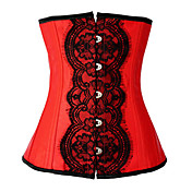 seta con applique strapless shapewear chiusura busk front