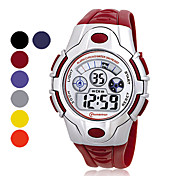 Men's Multi-Functional And Water Resistant PU Digital Automatic Sport Watches (Assorted Color)