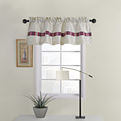 White Country Tailored Valance