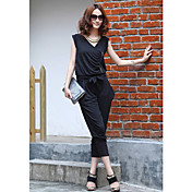 dame drukken slanke jumpsuits