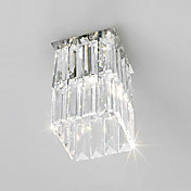 40W Crystal Flush Mount Light in Square