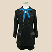 traje de cosplay inspirado en negro mayordomo ciel phantomhive negro
