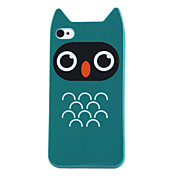 Carcasa Búho para el iPhone 4 y 4S - Azul