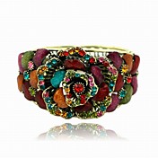 Retro Ladies' Alloy With Rhinestone Bangles & Cuffs (More Colors)
