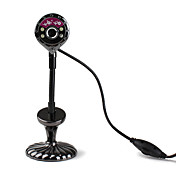 Lotus 4-LED Plug-and-play HD 12.0 Megapixel USB PC Camera Webcam