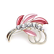 Gorgeous Alloy With Rhinestones Brooch