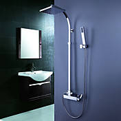 zeitgenössischer Badewanne Dusche Wasserhahn mit 8-Zoll-Duschkopf + Handbrause