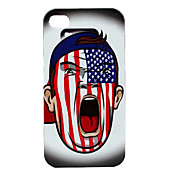 Neuheit uns Flagge Muster Hülle für das iPhone 4 und 4S (Multi-Color)