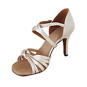 les femmes personnalisées Sangle de satin arc latin / chaussures de bal de danse de performance (plus de couleurs)