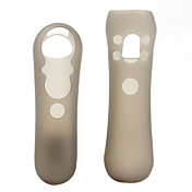 beschermende siliconen hoes voor PS3 Move-bewegingscontroller en navigatie-controllers (zwart)