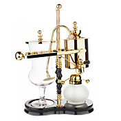 Real sifón belga equilibrio cafetera de oro latón pulido bb-9a