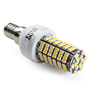 e14 6.5W 120x3528 SMD 400lm 2800-3300k branco quente lâmpada de milho levou (220-240v)