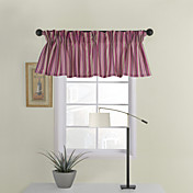 rød stripe skreddersydd Valance