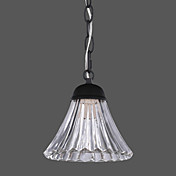 60w lampada a sospensione dal design moderno in vetro ombra semplice