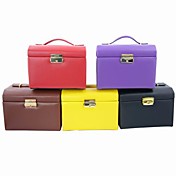 Small Princess Tabby Leatherette Ladies'Jewelry Box(More Colors)