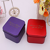 Presonalized Metal Favor Tin - Set Of 24 - (More Colors)