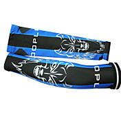 kooplus-menn 100% polyester sykling verneutstyr arm varmere (blå)