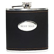 personalizado negro 6-oz frasco