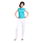 SiBoEn Polyester Short Sleeve Pleated Practise Wearable Yoga Tracksuits