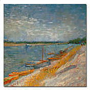 dipinto a mano olio su tela famosa con telaio allungato 24 "x 24" di van gogh