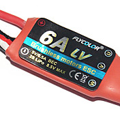 2s brushless flycolor 6a esc de avião com motor brushless (cores aleatórias)