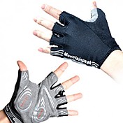 mountainpeak-Radsport Lycra kurze Finger-Handschuhe (schwarz, blau, rot)