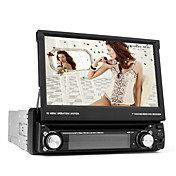 7 tommer Digital Touch Screen 1 DIN bil DVD-afspiller Support 3D-menu, TV, RDS, iPod, Bluetooth, Ratstyring, ATV